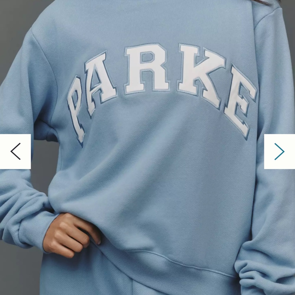 Sky Blue 'PARKE' Sweatshirt